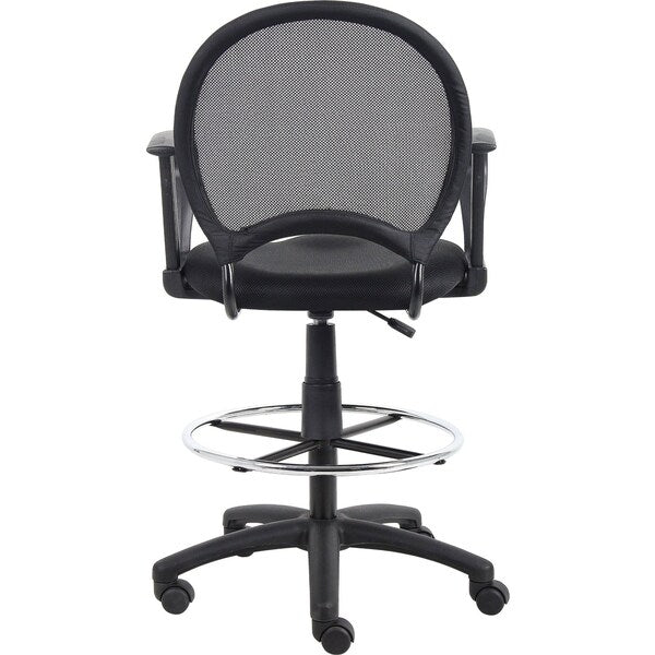 Mesh Drafting Stool W/ Loop Arms
