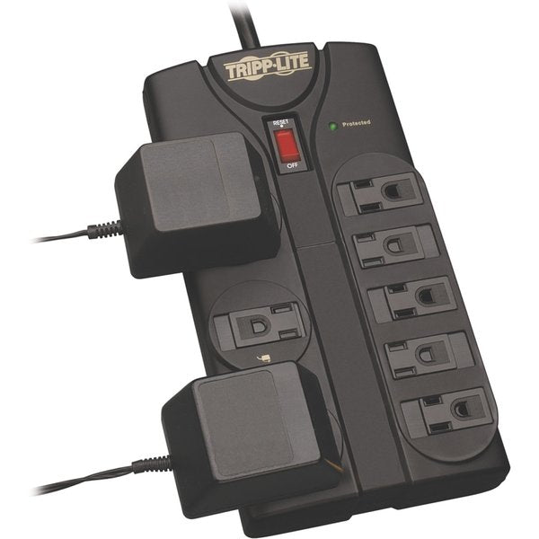 Surge, 8 Outlet, 8ft cord, 1440J, Black