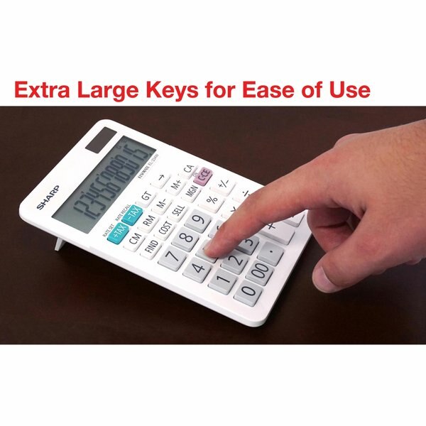Desktop Calculator, LCD, 12 Display Digits