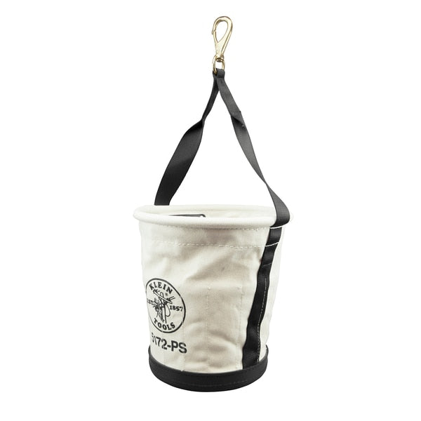 Canvas Bucket, #4 Canvas, Black Molded Polypropylene (Bottom)