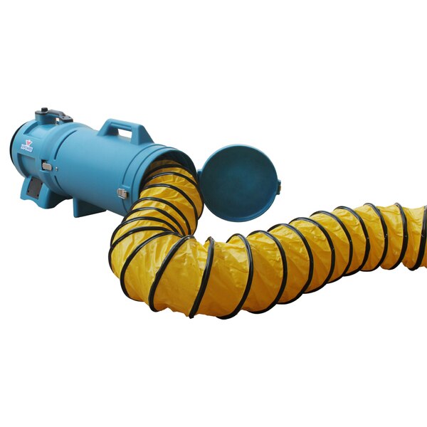 Duct Hose Carrier for X-8 with 25 Ft. Long Polyester Ducting Hose