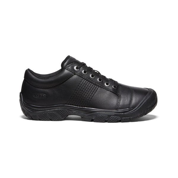 Work Boots, Plain, Mens, 9, D, Lace Up, Blk, PR