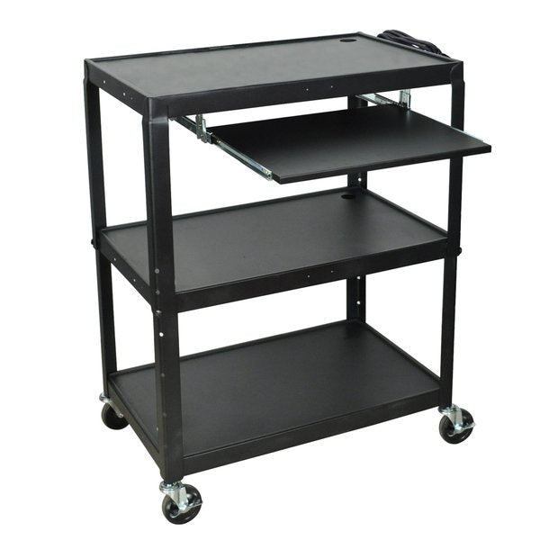 Extra Wide Adj Cart, w/Keyboard