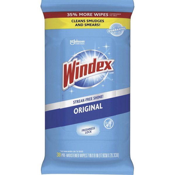 Wipes Glass Cleaner Wipes, Unscented