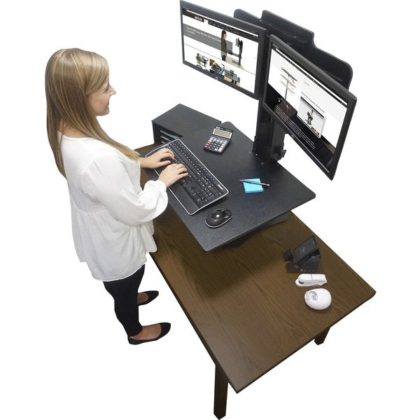 Standing Desk, Dual Monitor, Manual