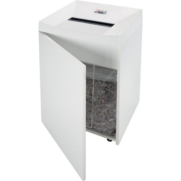 Paper Shredder, Cross-Cut, White, 34.3 gal.