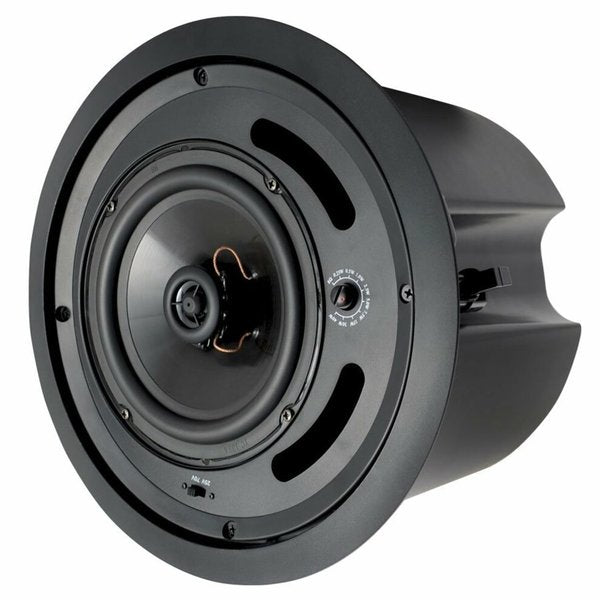 In-Ceiling Speaker, 4.5 lb., Black, 87dB