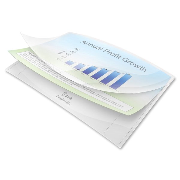 Heat Laminating Pouches, 11-1/2x9in, PK100