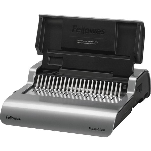 Binding Machine, Comb, Metallic Gray