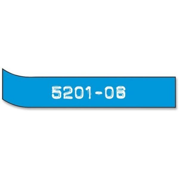 Tape, Blue, Labels/Roll: Continuous
