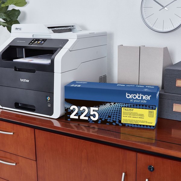 Toner For TN225Y, Yellow, 2.2K Pages