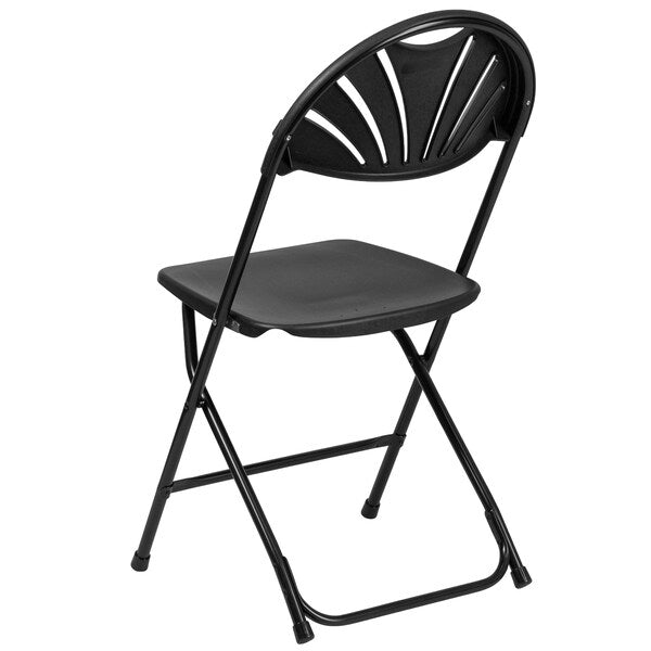 Black Plastic Folding Chair
