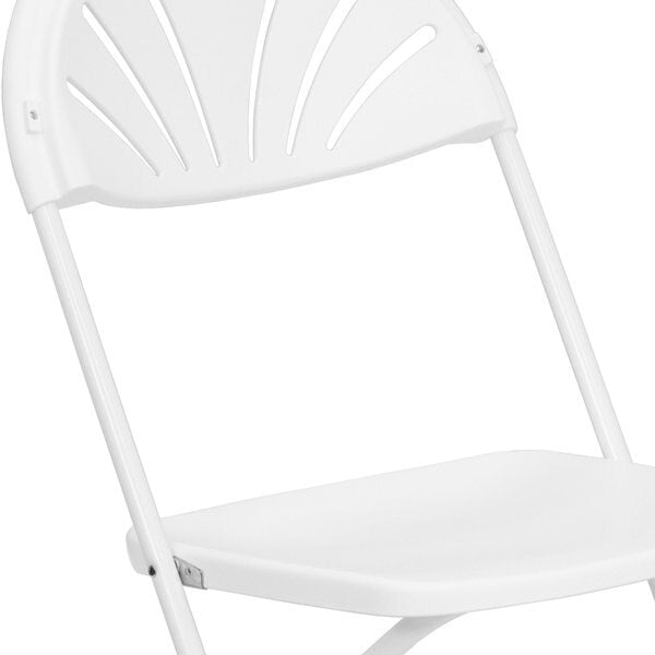 White Plastic Folding Chair