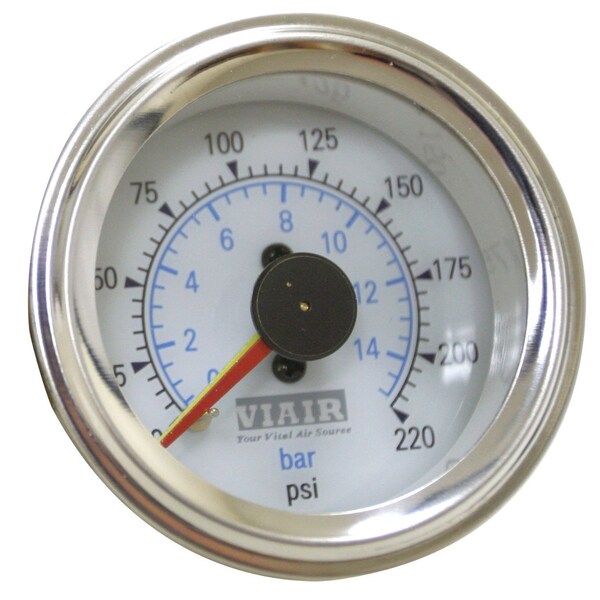 Dual Needle Gauge, White Face, Illuminated