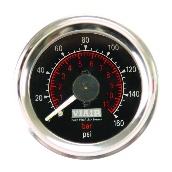 Dual Needle Gauge, Black Face, Illuminated
