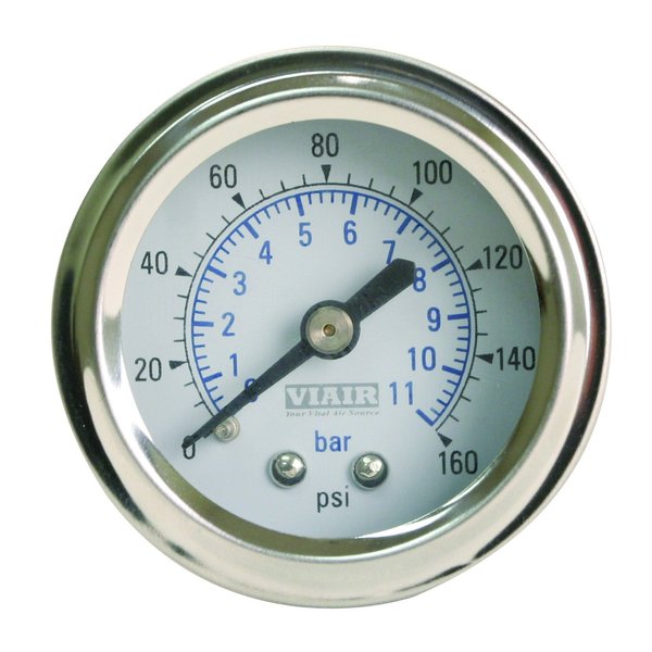 Sngl Needle Gauge, White Face, Illuminated