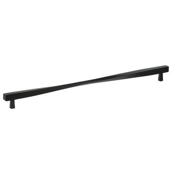 Center to Center Modern Twisted Cabinet Pull Oil Rubbed Bronze 16-1/2