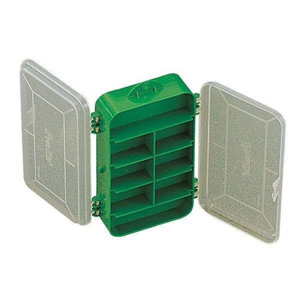 Plastic Box, two sided lids 6.5 x 3.75 X