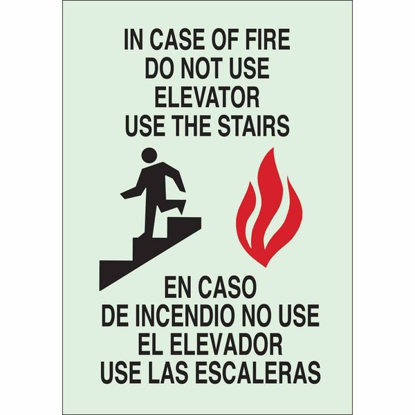 Fire Exit Sign, 10X7