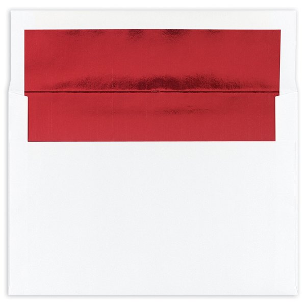 Envelope, Foil Lining, White with, PK25