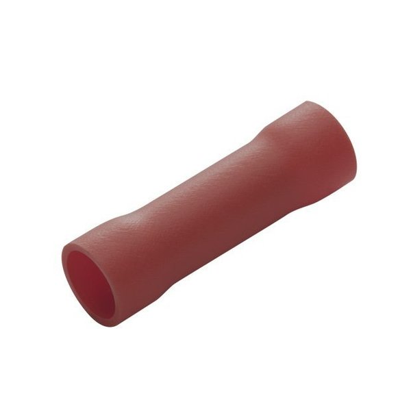 Butt Splice Connector, 22-16AWG, R, PK10