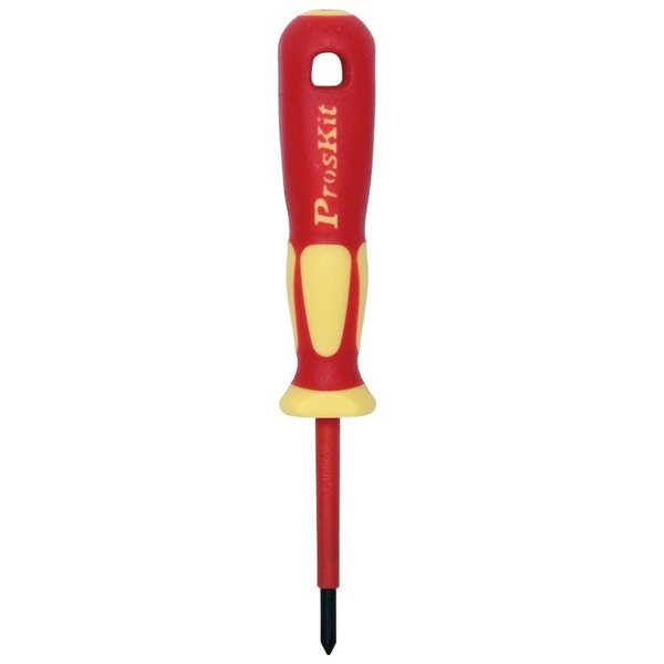 Insulated Screwdriver, #0 Phillips, 100V