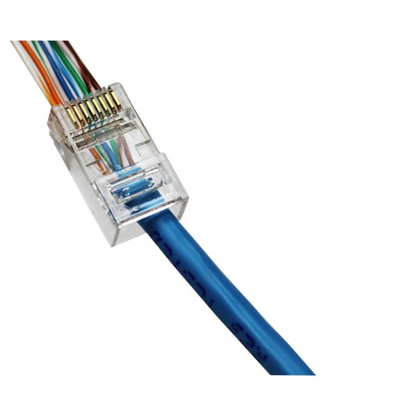 QuikThru Modular Plugs, CAT6, 5, PK100
