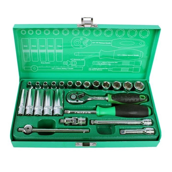 Socket Tool Set 24pc 1/4