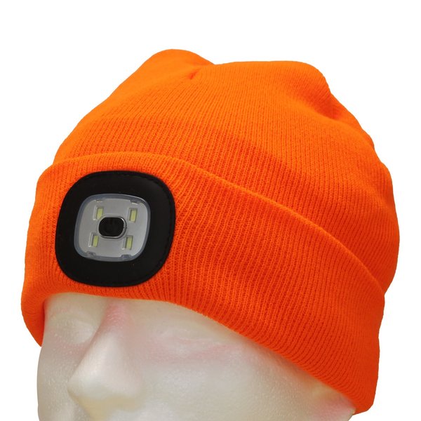 LED Beanie, Orange