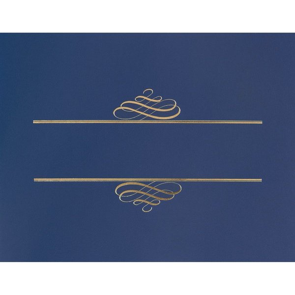 Certificate Cover Value, Navy with, PK5