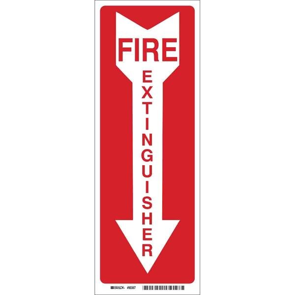 Fire Extinguisher Sign, 14X5
