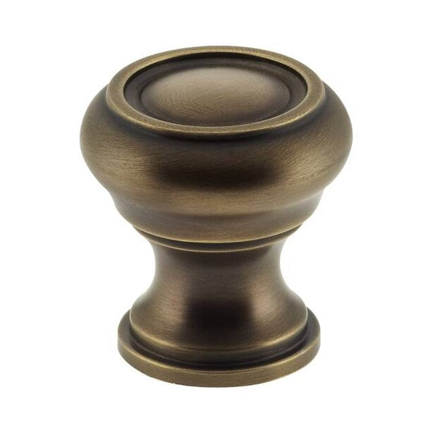 Traditional Cabinet Knob Antique Bronze 1-1/4