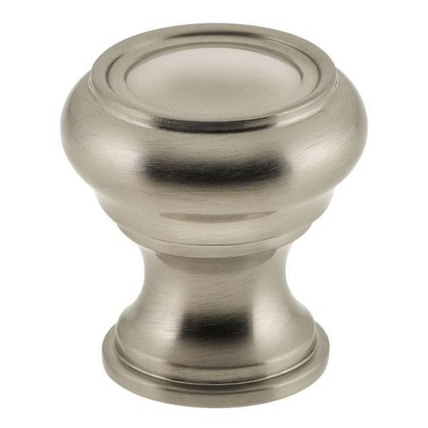 Traditional Cabinet Knob Satin Nickel 1-1/2