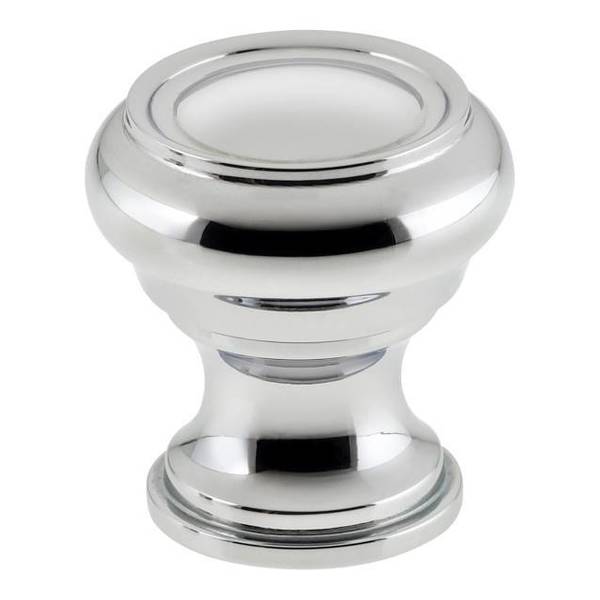 Traditional Cabinet Knob Bright Chrome 1-1/2
