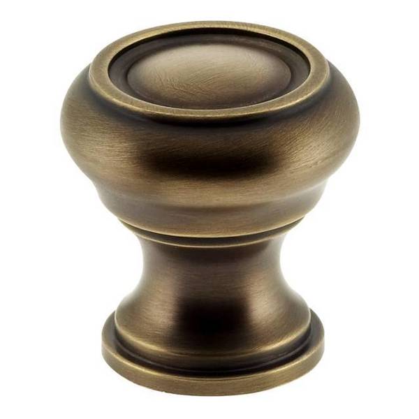 Traditional Cabinet Knob Antique Bronze 1-1/2