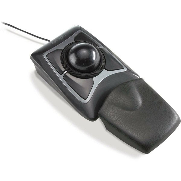Trackball Mouse, Corded, Optical, Black