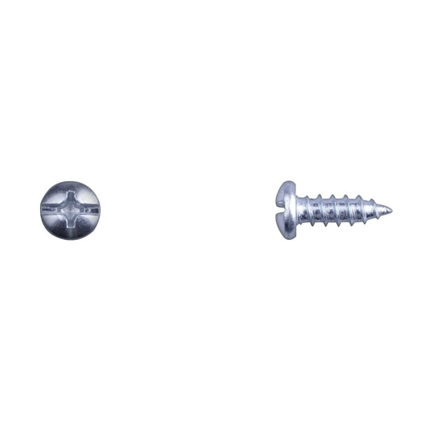 Zinc License Plate Screws 1/4