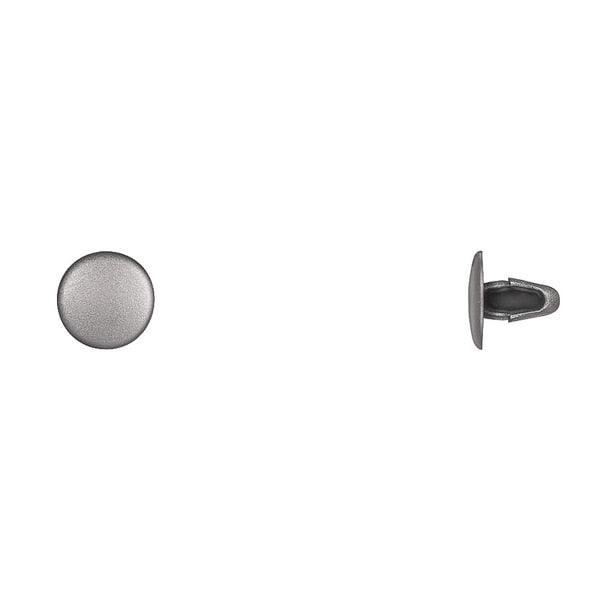 Blk Nyln Retainer Clips 5mm Hole Sze 14mm Head PK25