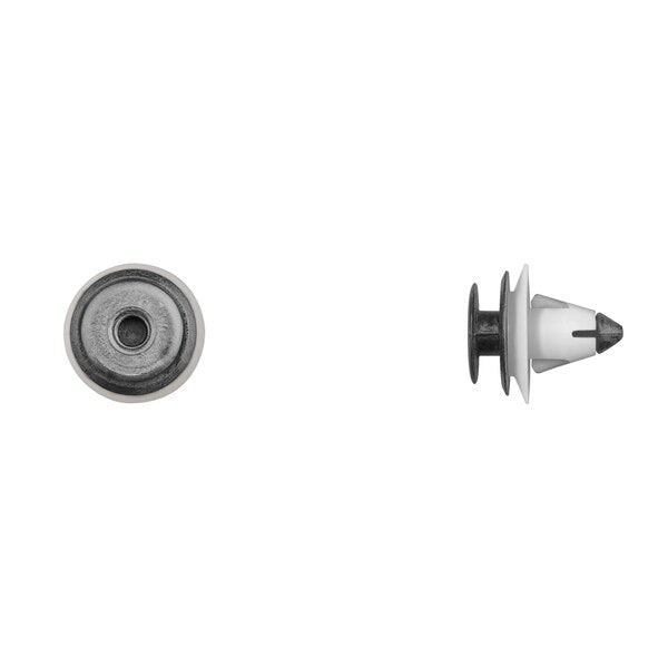 Blk/Wht Garnish Ret 8mm Hole Size 13mm Stem L PK5