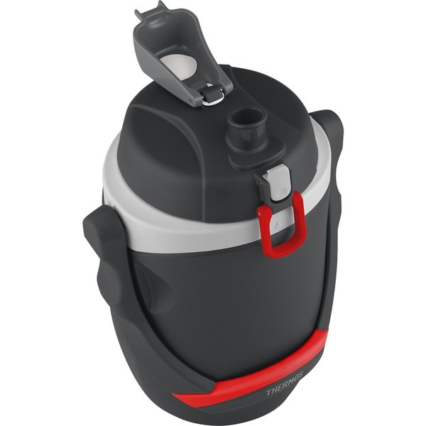 BPA-Free Hydration Bottle, 64 oz./1.9L, Black, Cold 12 Hrs
