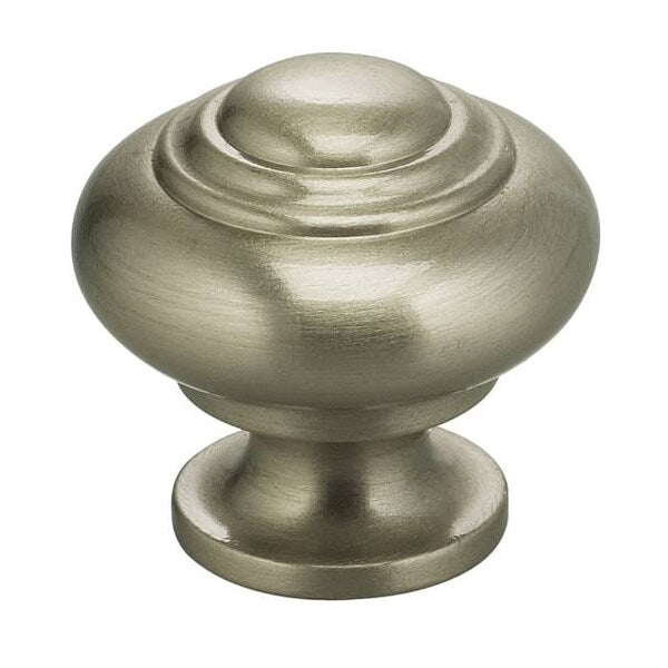 Classic Cabinet Knob Satin Nickel 1-3/16