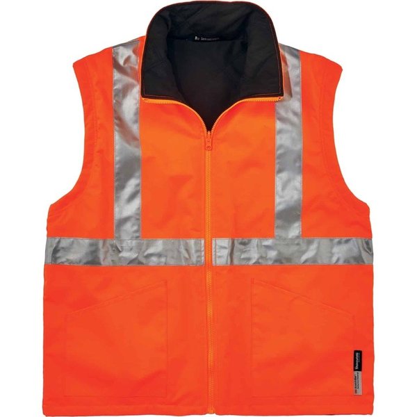 5XL Insulated Hooded Jacket, Orange