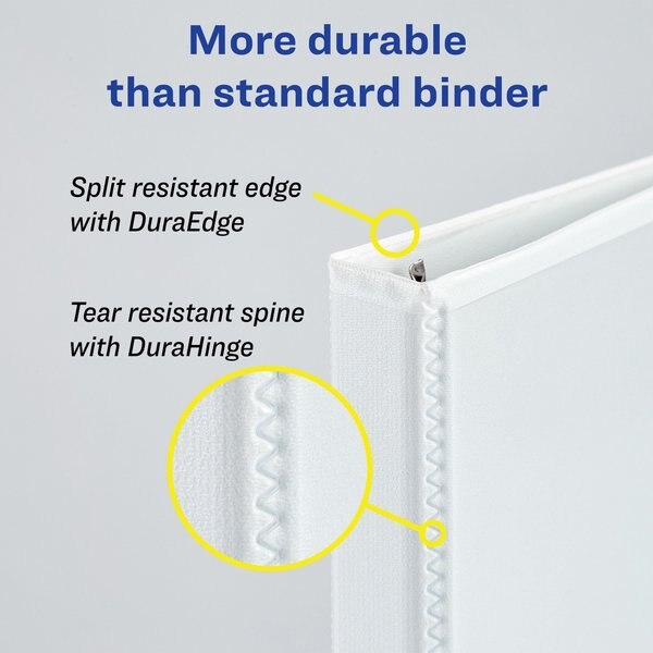 Heavy-Duty View Binder, 1-1/2