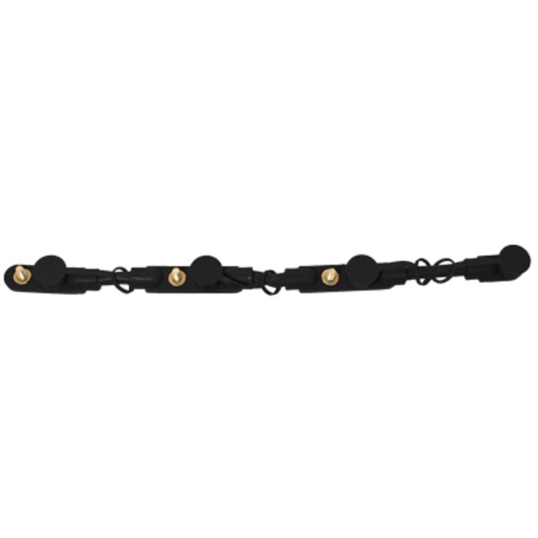Overmolded Harness, 4 Battery, Black