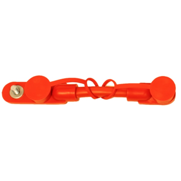 Overmolded Harness, 2 Battery, Red