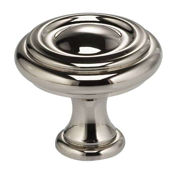 Classic Cabinet Knob Bright Nickel 1-3/16