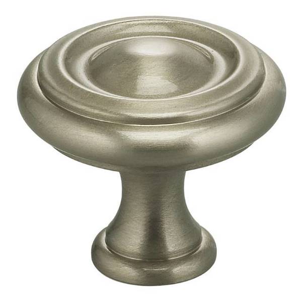Classic Cabinet Knob Satin Nickel 1-3/16