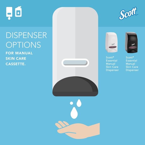 Moisturizing Foam Hand Sanitizer 1.0 L Refills for compatible Scott Essential Manual Dispensers (6)