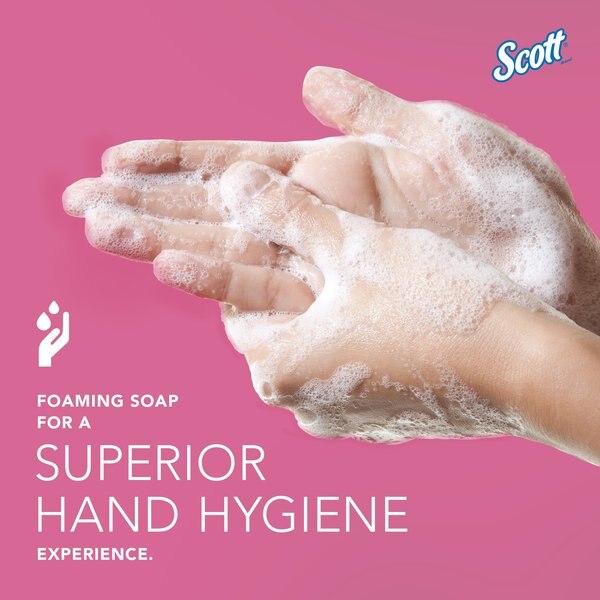 Foam Hand Soap, 1.2 L Hand Soap Refills for KCP ICON & Scott Pro Automatic Dispensers (2 Bottles)