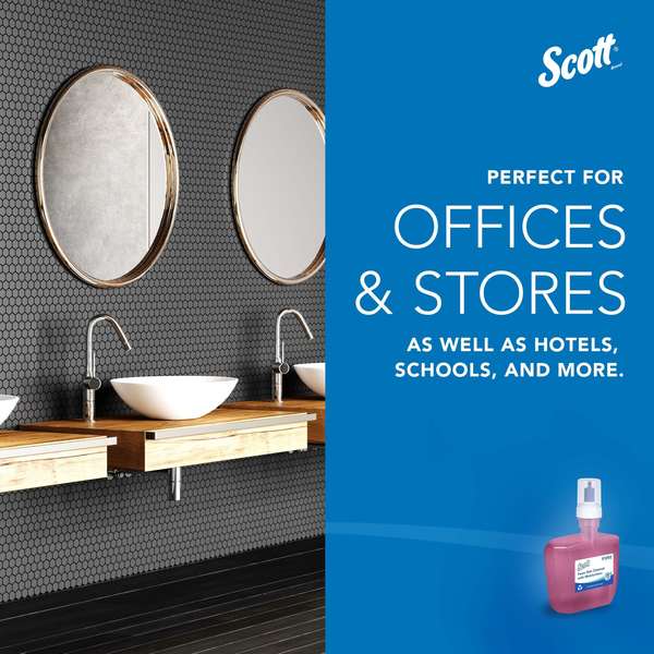 Foam Hand Soap, 1.2 L Hand Soap Refills for KCP ICON & Scott Pro Automatic Dispensers (2 Bottles)